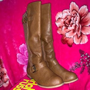 Charlotte Russe leather boots